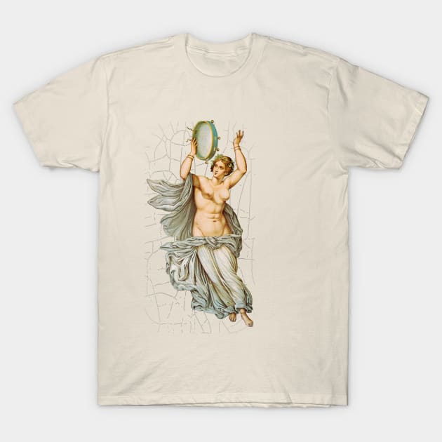 Roman dancer with tambourine T-Shirt by Mosaicblues